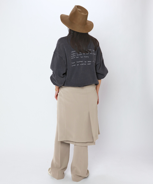 ANINE BINGアニン ビンJACI SWEATSHIRT LYRICS ANINE BING/アニン ビン】JACI SWEATSHIRT LYRICS（スウェット