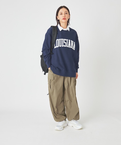 ever closet（エバークローゼット）の「レディス 撥水 カーゴパンツ（カーゴパンツ・レディース・ブラック/カーキ・FREE）」の13枚目の写真