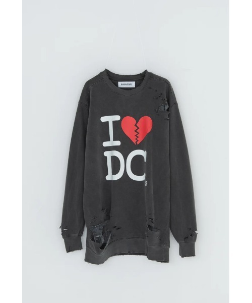DISCOVERED(ディスカバード)の「DISCOVERED I BROKEN HEART DAMAGE SWEAT(スウェット・メンズ・ホワイト/ブラック・1/3)」の20枚目の写真