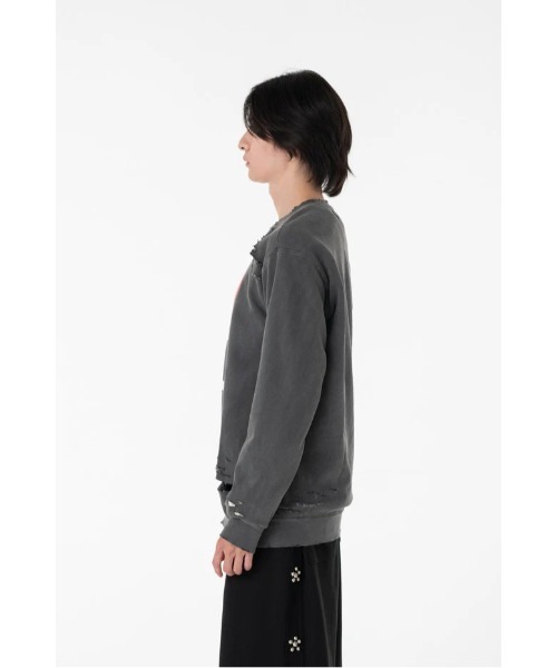 DISCOVERED(ディスカバード)の「DISCOVERED I BROKEN HEART DAMAGE SWEAT(スウェット・メンズ・ホワイト/ブラック・1/3)」の13枚目の写真