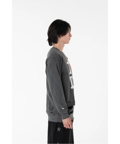 DISCOVERED(ディスカバード)の「DISCOVERED I BROKEN HEART DAMAGE SWEAT(スウェット・メンズ・ホワイト/ブラック・1/3)」の15枚目の写真