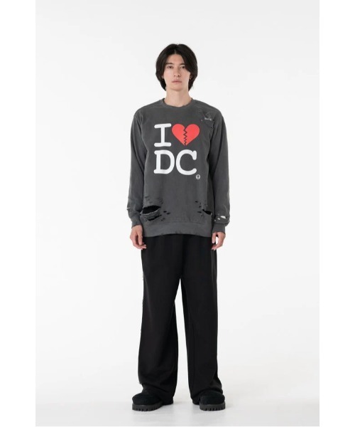 DISCOVERED(ディスカバード)の「DISCOVERED I BROKEN HEART DAMAGE SWEAT(スウェット・メンズ・ホワイト/ブラック・1/3)」の16枚目の写真