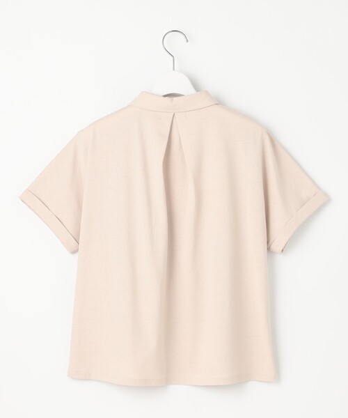 J.PRESS（ジェイプレス）の「【洗える】コットンリネンジャージー ポロ カットソー（Tシャツ/カットソー・レディース・ベージュ系/ホワイト系/ネイビー系・T13/T15）」の14枚目の写真