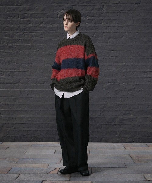 ENDER PRODUCTS（エンダープロダクツ）の「ストレイタムWジャガードウォッシャブルシャギーニット【ENDER PRODUCTS/エンダープロダクツ】（ニット/セーター・メンズ・レッド系・M）」の15枚目の写真