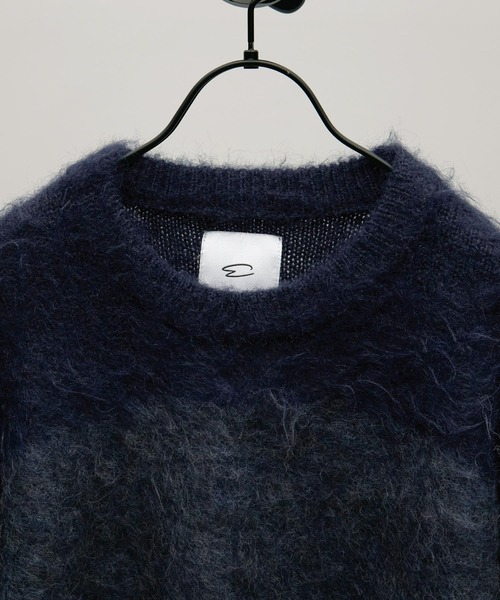 ENDER PRODUCTS（エンダープロダクツ）の「ストレイタムWジャガードウォッシャブルシャギーニット【ENDER PRODUCTS/エンダープロダクツ】（ニット/セーター・メンズ・レッド系・M）」の2枚目の写真