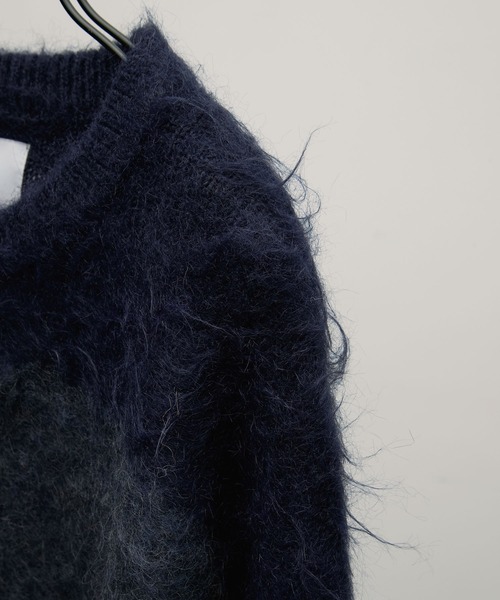 ENDER PRODUCTS（エンダープロダクツ）の「ストレイタムWジャガードウォッシャブルシャギーニット【ENDER PRODUCTS/エンダープロダクツ】（ニット/セーター・メンズ・レッド系・M）」の3枚目の写真