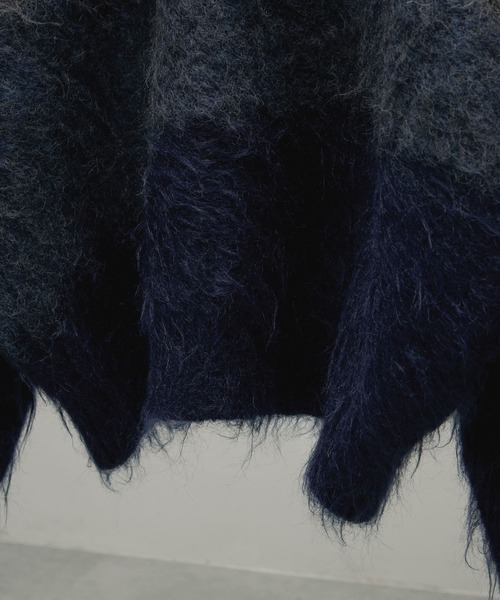 ENDER PRODUCTS（エンダープロダクツ）の「ストレイタムWジャガードウォッシャブルシャギーニット【ENDER PRODUCTS/エンダープロダクツ】（ニット/セーター・メンズ・レッド系・M）」の4枚目の写真