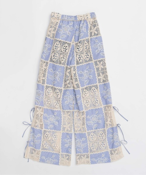 Embroidery Easy Pants/エンブロイダリーイージーパンツ【MAISON