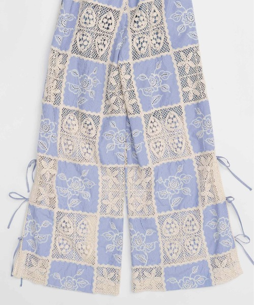 Embroidery Easy Pants/エンブロイダリーイージーパンツ【MAISON