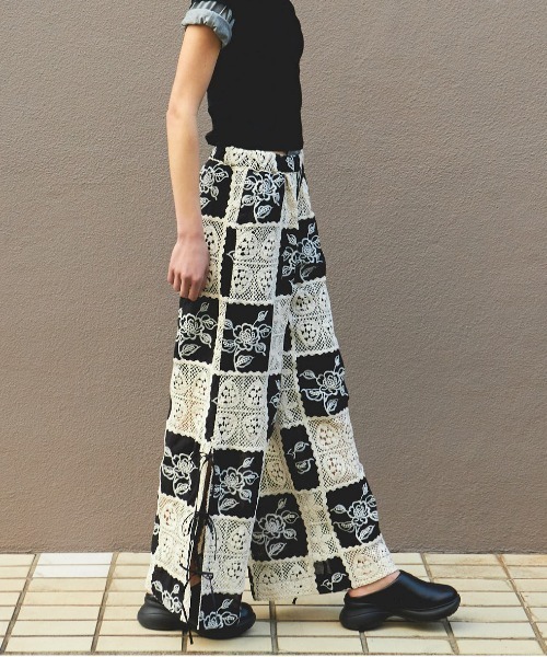 新品未使用　メゾンスペシャル　イージーパンツ UNISEX》Crush Sweat Prime-Wide Pin tuck Easy Pants