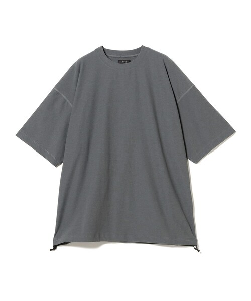 BEAMS（ビームス）の「BEAMS / テック フラットシーマ Tシャツ（Tシャツ/カットソー・メンズ・ブラック系その他4/イエロー系その他3/レッド系その他2・M/L/XL/S）」の2枚目の写真