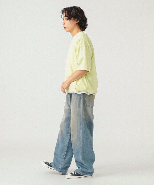 BEAMS（ビームス）の「BEAMS / テック フラットシーマ Tシャツ（Tシャツ/カットソー・メンズ・ブラック系その他4/イエロー系その他3/レッド系その他2・M/L/XL/S）」の5枚目の写真