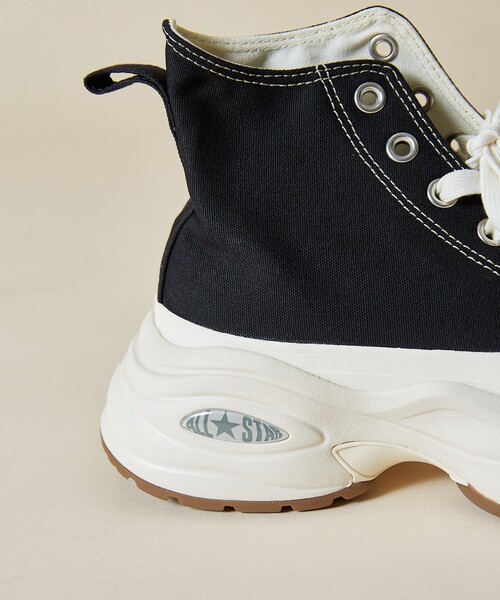 CONVERSE(コンバース)の「CONVERSE/コンバース ALL STAR SURGETRAINER HI/オールスターサージトレーナーキャンバス ハイカット 厚底スニーカー 限定展開(スニーカー・レディース・ブラック/サックスブルー・24.0cm/25.0cm/23.0cm)」の11枚目の写真