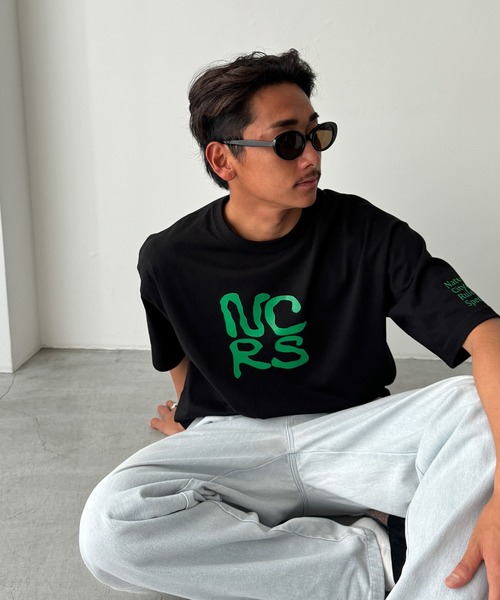 CANAL JEAN（キャナルジーン）の「1975 TOKYO　NCRS半袖Tシャツ（Tシャツ/カットソー・レディース・ブラック/ミックスグレー/ホワイト・MEDIUM/LARGE/X-LARGE）」の13枚目の写真