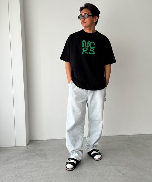 CANAL JEAN（キャナルジーン）の「1975 TOKYO　NCRS半袖Tシャツ（Tシャツ/カットソー・レディース・ブラック/ミックスグレー/ホワイト・MEDIUM/LARGE/X-LARGE）」の14枚目の写真