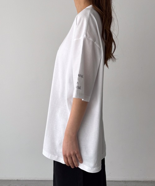 CANAL JEAN（キャナルジーン）の「1975 TOKYO　NCRS半袖Tシャツ（Tシャツ/カットソー・レディース・ブラック/ミックスグレー/ホワイト・MEDIUM/LARGE/X-LARGE）」の17枚目の写真