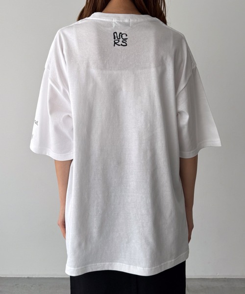 CANAL JEAN（キャナルジーン）の「1975 TOKYO　NCRS半袖Tシャツ（Tシャツ/カットソー・レディース・ブラック/ミックスグレー/ホワイト・MEDIUM/LARGE/X-LARGE）」の18枚目の写真