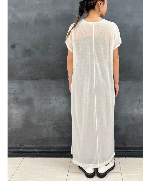 ZUCCa（ズッカ）の「シアーフラワー / ワンピース / (O)（ワンピース・レディース・ホワイト/ブラック・M size）」の11枚目の写真