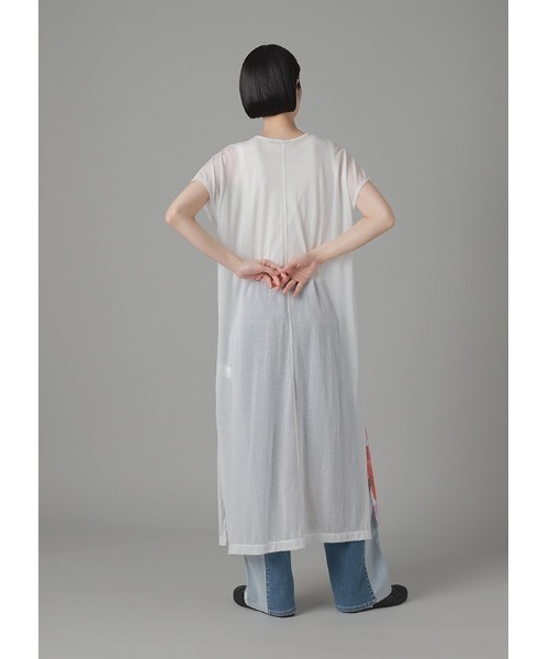 ZUCCa（ズッカ）の「シアーフラワー / ワンピース / (O)（ワンピース・レディース・ホワイト/ブラック・M size）」の5枚目の写真