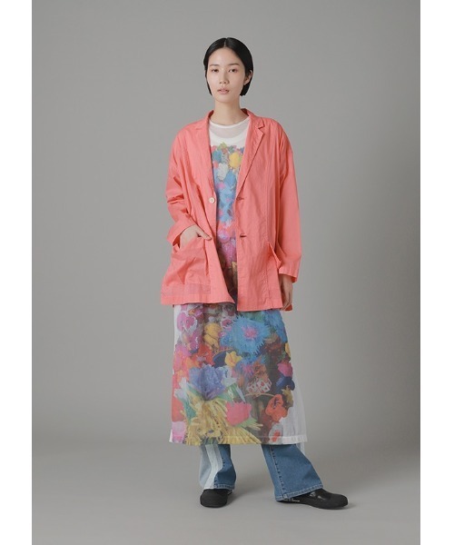 ZUCCa（ズッカ）の「シアーフラワー / ワンピース / (O)（ワンピース・レディース・ホワイト/ブラック・M size）」の6枚目の写真