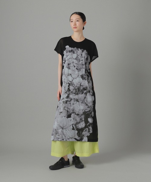 ZUCCa（ズッカ）の「シアーフラワー / ワンピース / (O)（ワンピース・レディース・ホワイト/ブラック・M size）」の13枚目の写真