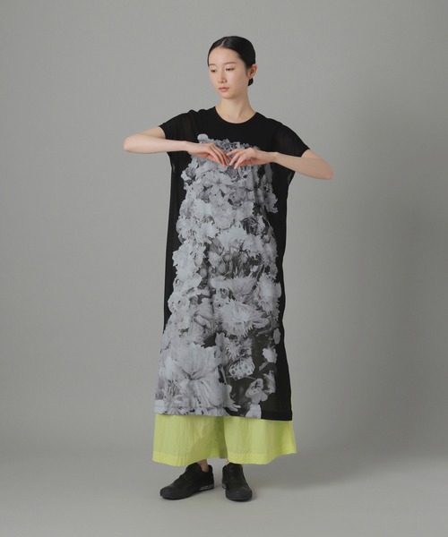 ZUCCa（ズッカ）の「シアーフラワー / ワンピース / (O)（ワンピース・レディース・ホワイト/ブラック・M size）」の16枚目の写真