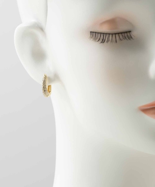 big metal london（ビッグメタルロンドン）の「【金属アレルギー対応】スモールフープピアス　Sofia Small Hoop（ピアス（両耳用）・レディース・シルバー/ゴールド・FREE）」の2枚目の写真
