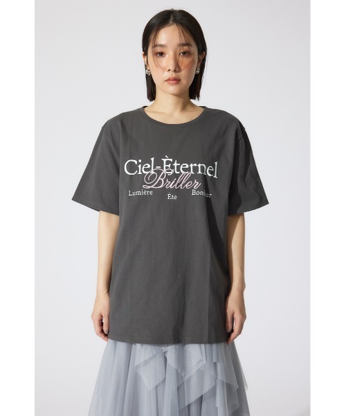 rienda（リエンダ）の「ビッグロゴティーシャツ 夏服 半袖（シャツ/ブラウス・レディース・ホワイト/ピンク/ライトブラック・FREE）」の21枚目の写真