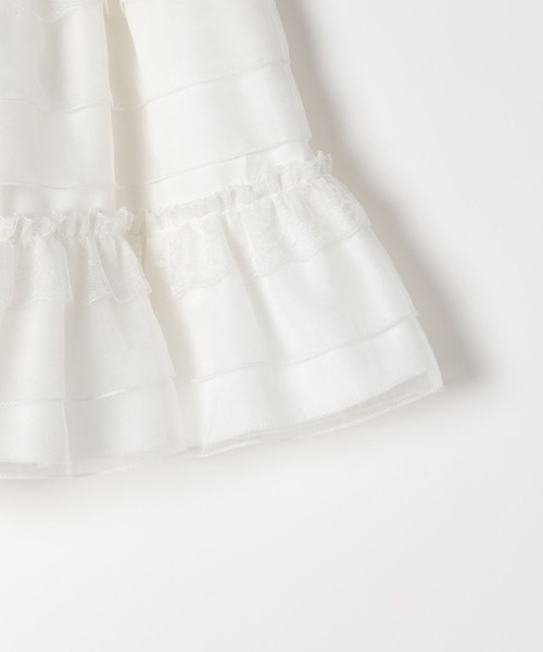 repipi armario(レピピ アルマリオ)の「【girly line】iDOLフリルスカート(スカート・キッズ・ホワイト/ブラック・SMALL/LARGE/MEDIUM)」の11枚目の写真