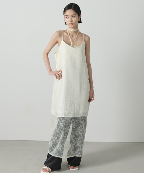 aar様アイボリー2ワンピース翌日発送 成瀬愛里さん着用》フロントボタンケープ風ニットワンピース