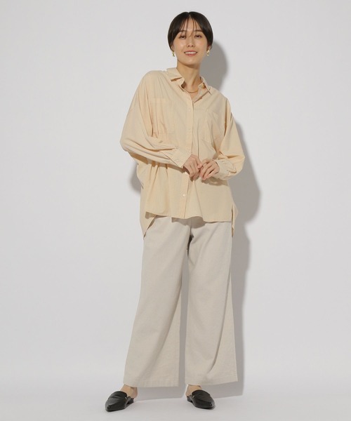 la.f... リネン風パンツ　低身長さんにおすすめ 楽天市場】低身長 パンツ（素材（生地・毛糸）麻・リネン）の通販