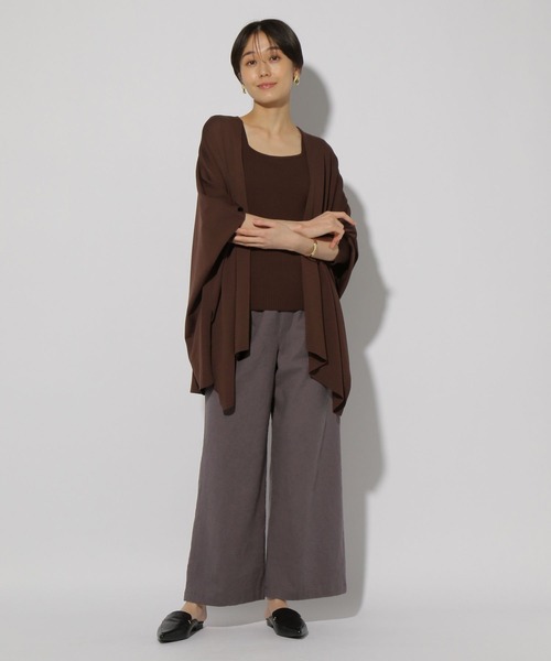 Elura（エルーラ）の「リネンブレンドやわらかパンツ＜低身長サイズあり＞/292520（その他パンツ・レディース・ネイビー/カーキ/ブラウン系その他/ライトベージュ・MEDIUM/LARGE/FREE(S)/X-LARGE）」の7枚目の写真