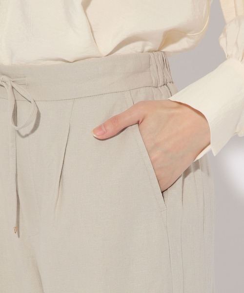Elura（エルーラ）の「リネンブレンドやわらかパンツ＜低身長サイズあり＞/292520（その他パンツ・レディース・ネイビー/カーキ/ブラウン系その他/ライトベージュ・MEDIUM/LARGE/FREE(S)/X-LARGE）」の20枚目の写真