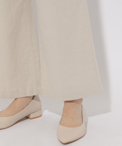 Elura（エルーラ）の「リネンブレンドやわらかパンツ＜低身長サイズあり＞/292520（その他パンツ・レディース・ネイビー/カーキ/ブラウン系その他/ライトベージュ・MEDIUM/LARGE/FREE(S)/X-LARGE）」の19枚目の写真