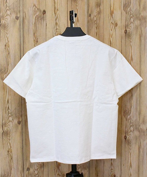 Schott(ショット)の「WORK LABEL POCKET T-SHIRT(Tシャツ/カットソー・メンズ・ブラック/ホワイト・M/L/XL/XXL)」の3枚目の写真