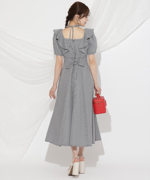 RIPPLE YOHINTEN ⭐︎リップル洋品店 グラデーションワンピース　美品 セール 50%OFF】ラッフル襟ワンピース(505297049) | ウィル