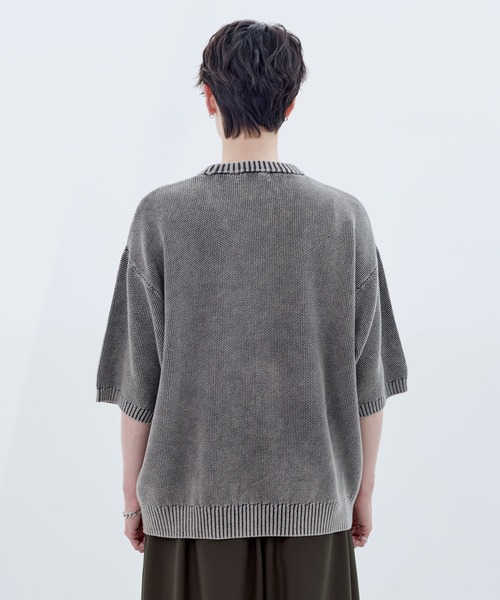00s Archive goa ヴィンテージ　長袖ニット 00's vintage ボーダー 長袖 メッシュニット グランジ パンク