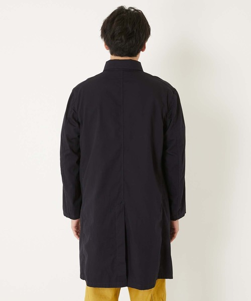 BLUE BLUE(ブルーブルー)の「ワークオックス ショップコート(トレンチコート・メンズ・ネイビー・SMALL/MEDIUM/LARGE/X-LARGE)」の6枚目の写真