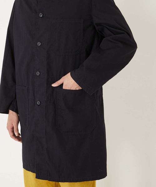 BLUE BLUE(ブルーブルー)の「ワークオックス ショップコート(トレンチコート・メンズ・ネイビー・SMALL/MEDIUM/LARGE/X-LARGE)」の3枚目の写真