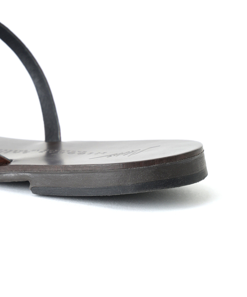 NICOLAS LAINAS/ニコラスライナス】BROWN SNAKE SANDAL