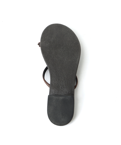 NICOLAS LAINAS/ニコラスライナス】BROWN SNAKE SANDAL