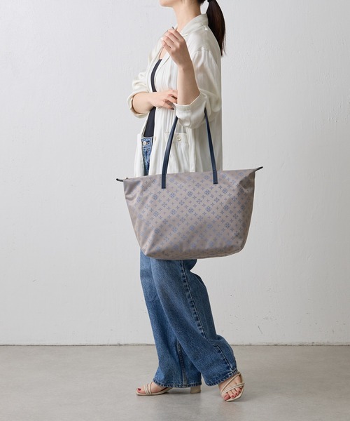 美品　russet　ラシット　トートバッグ　ナイロン　アイスブルー　A4可 russet｜[A4サイズ対応]レザーシンプルトートバッグ | Rakuten