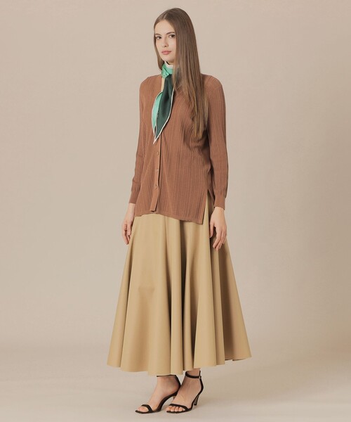 MACKINTOSH LONDON（マッキントッシュ ロンドン）の「シアーコットンニットカーディガン（カーディガン/ボレロ・レディース・ネイビー/ブラウン/グレー系その他・40/38）」の4枚目の写真