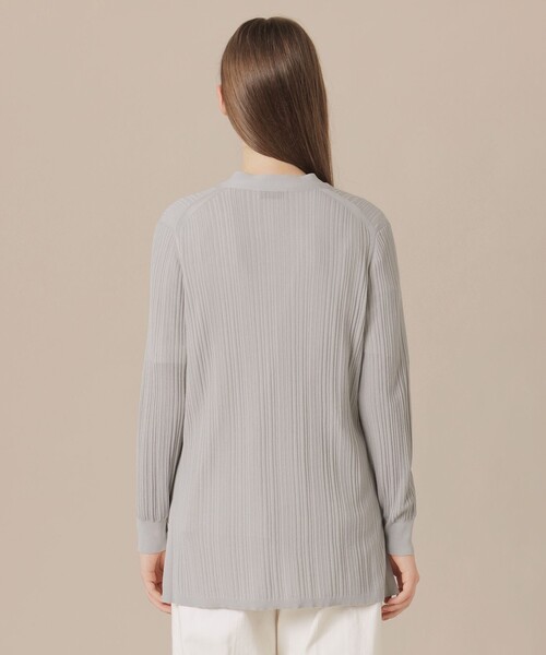 MACKINTOSH LONDON（マッキントッシュ ロンドン）の「シアーコットンニットカーディガン（カーディガン/ボレロ・レディース・ネイビー/ブラウン/グレー系その他・40/38）」の8枚目の写真