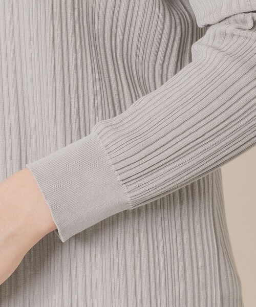 MACKINTOSH LONDON（マッキントッシュ ロンドン）の「シアーコットンニットカーディガン（カーディガン/ボレロ・レディース・ネイビー/ブラウン/グレー系その他・40/38）」の7枚目の写真