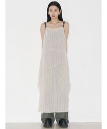 VEQUM | 【VEQUM】CHAMBRAY SHEER MAXI ONE PIECE(ワンピース)