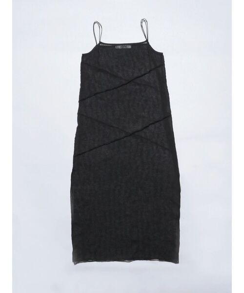 VEQUM(VEQUM)の「【VEQUM】CHAMBRAY SHEER MAXI ONE PIECE(ワンピース・レディース・ブラック/グレー/アイボリー・FREE)」の8枚目の写真
