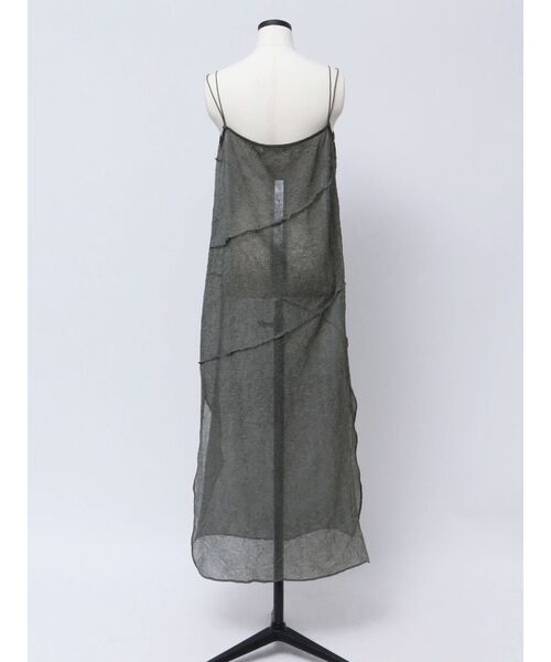 VEQUM(VEQUM)の「【VEQUM】CHAMBRAY SHEER MAXI ONE PIECE(ワンピース・レディース・ブラック/グレー/アイボリー・FREE)」の11枚目の写真