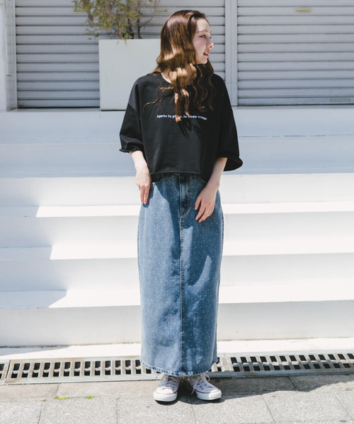 ITEMS URBANRESEARCH(アイテムズ アーバンリサーチ)の「ハクプリントロゴTシャツ(Tシャツ/カットソー・レディース・ライトグレー/ブラック/ライトベージュ・FREE)」の14枚目の写真