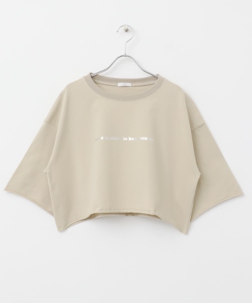 ITEMS URBANRESEARCH(アイテムズ アーバンリサーチ)の「ハクプリントロゴTシャツ(Tシャツ/カットソー・レディース・ライトグレー/ブラック/ライトベージュ・FREE)」の22枚目の写真